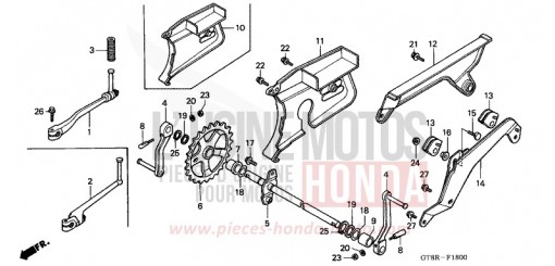 PEDAL/KICK STARTER ARM PK50MR de 1994